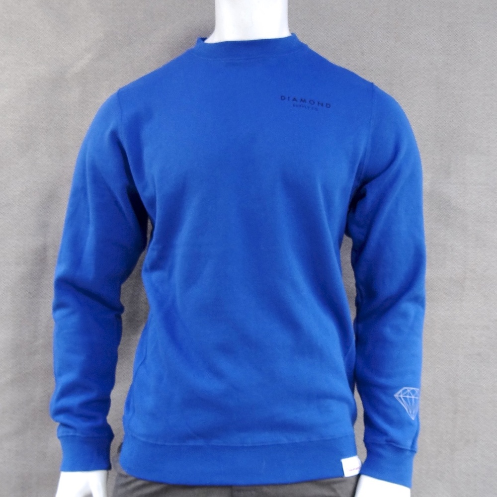 Diamond Supply Co. Script Blue Mens Crewneck